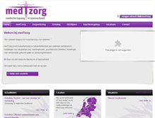 Tablet Screenshot of medtzorg.nl